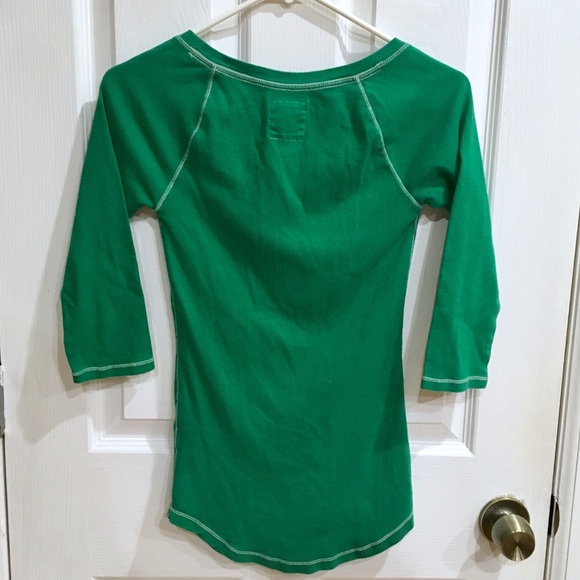 ❌SOLD Green Hollister Top - Picture 3 of 5